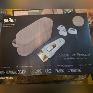 Braun laser hair removal. NEVER USED